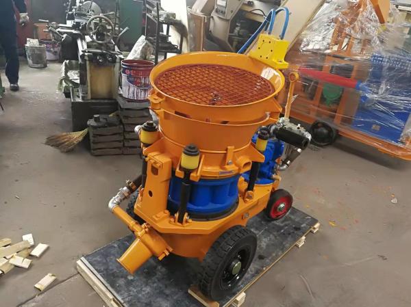 20mm Max Aggregate Size Cement Shotcrete Machine 2.5MPa Max Pressure Yellow Or