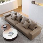 Modern Living Room Leather Sofa Combination Nordic Luxury Straight Row
