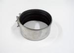 Sliver Heavy Duty Pipe Clamps DN Size 40 ~ 375 Stainless Steel For Gasoline