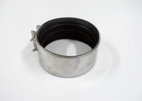 Sliver Heavy Duty Pipe Clamps DN Size 40 ~ 375 Stainless Steel For Gasoline