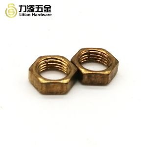 M5 Stainless Steel Nuts DIN934 , Threaded Insert Thin Hexagon Nuts