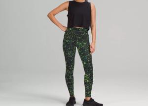 China Tight Fit High Waisted Gym Leggins 280 G Polyester Material factory