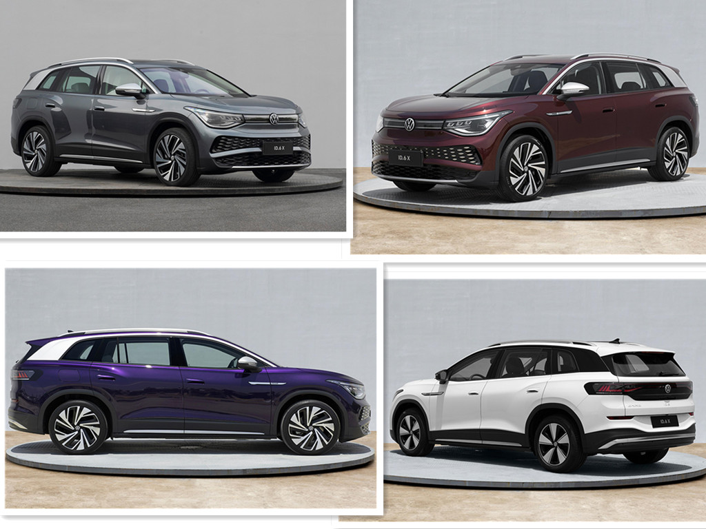 2022 ID6X Crozz Pro Prime Electric Car 6 or 7 Seats 100% Electric VW Auto ID.6 Energy Vehicles with 132kW Maximum Power