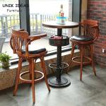 Tall Wooden Breakfast Bar Table 1200 X 600mm 60cm European Style