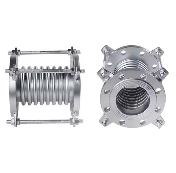 Flexible Compensator Stainless Steel Expansion Bellows SS304 SS316 Flange Metal
