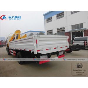 Dongfeng Duolicar 4T 5T Folding Arm Hydraulic Boom Truck Crane