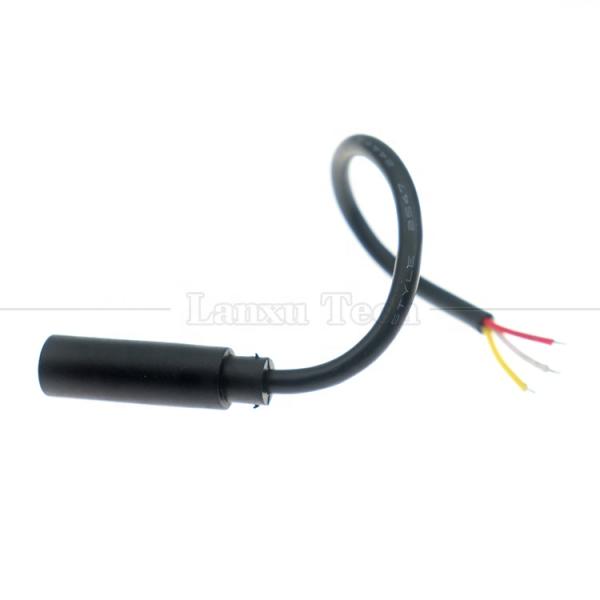 Customized 3.5mm TRS 3 poles Shield Audio Jack Female to Open Stripped Tinned Bare End Wires Cable
