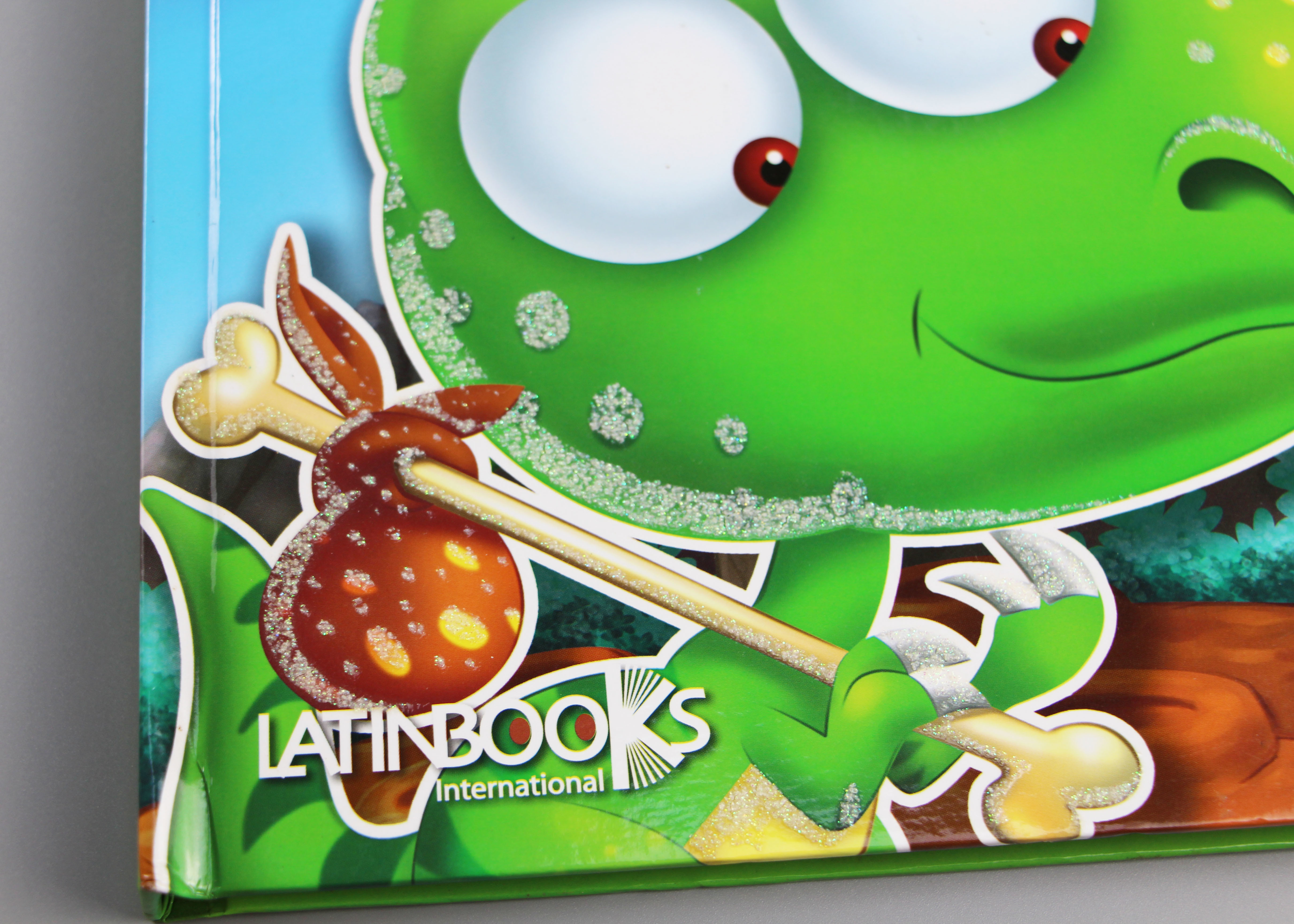 Spot Glitter Animal Pop Up Book Flexor Printing With Embossing Sew Binding
