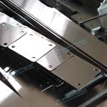 1.0mm custom laser cutting services for aluminum , steel and brass