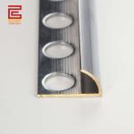 Polished Rounded Brass Tile Edge Trim 10mm Brass Tile Profile