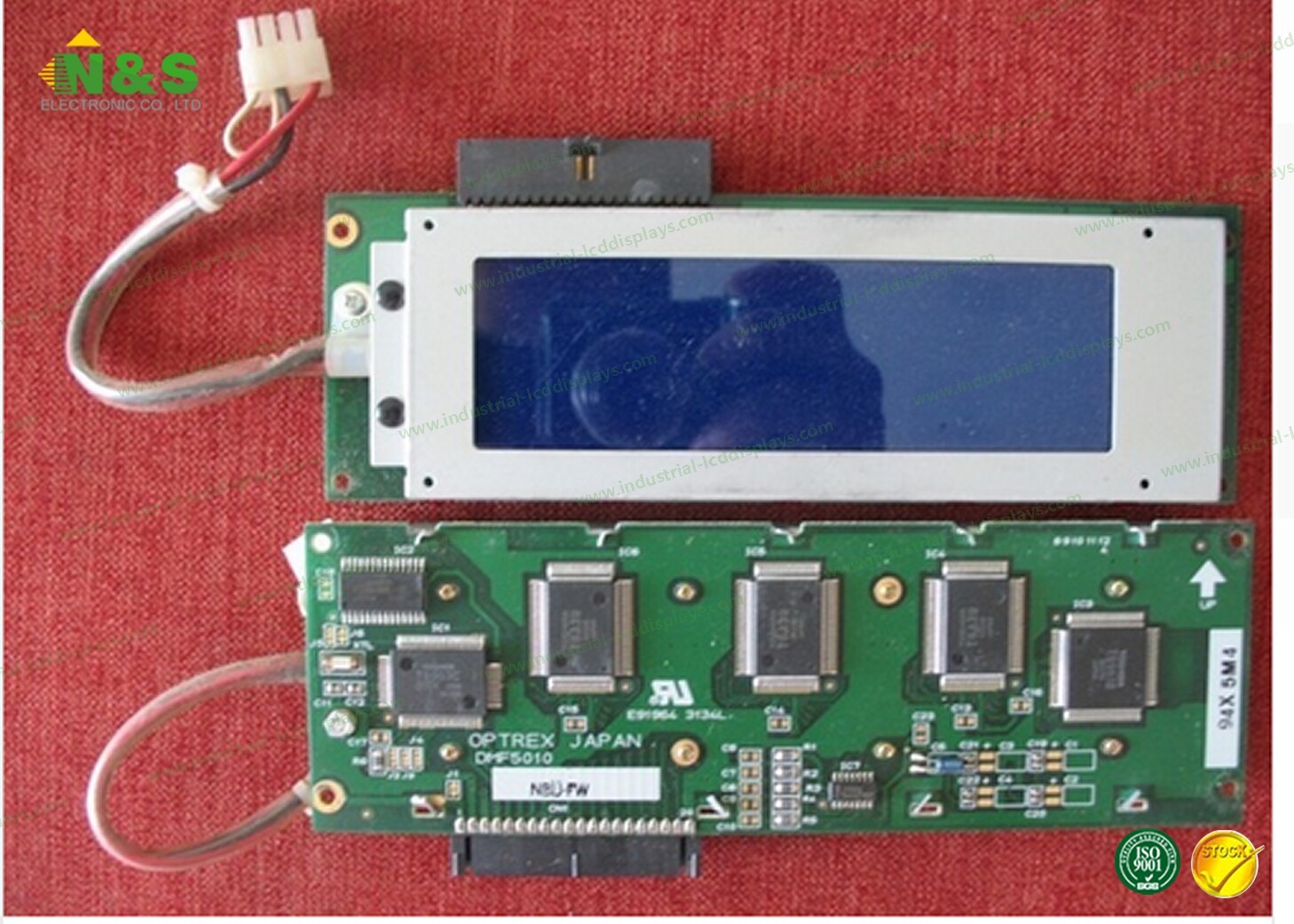 5.2 inch STN Blue mode 7:1 (Typ.) Panel DMF5010NBU-FW Monochrome Optrex LCD Display