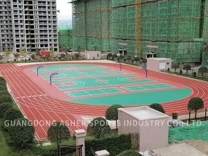 China Easy Installation Tartan Running Track Smooth Surface Customized Thickness factory