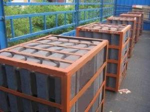 China Alloy Steel Castings Steel Lift Bars Moulded In Rubber Liners factory