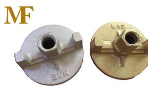 China Sliver Golden Galvanized Round Plate Two Wings 420g Tie Rod Formwork Nuts factory