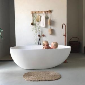 China American Standard Artificial Stone Bathtub Stand Alone Soaking Tub factory