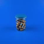 Sealed Aluminum EOE 280ml Round Tin Box For Candy Storage