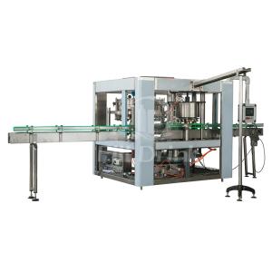 China Pop Top Lid Beverage Cans Filling Machine 2 In 1 Monoblock Bottling Machine factory