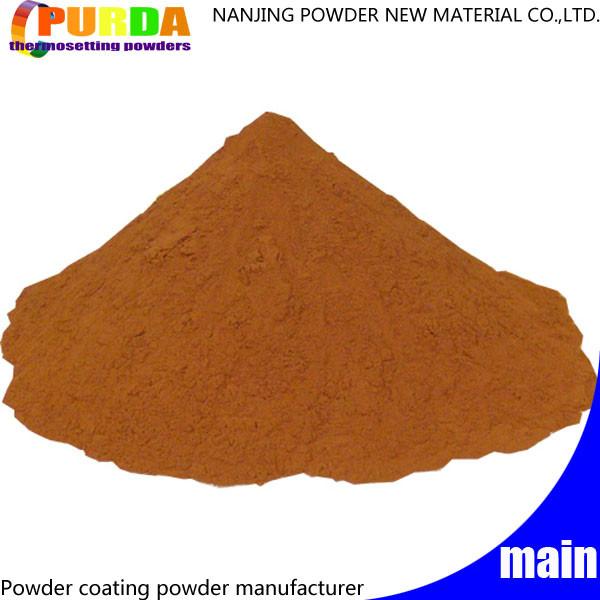 Indoor Epoxy Polyester Powder Coating , Antique Copper Powder Coating Texture