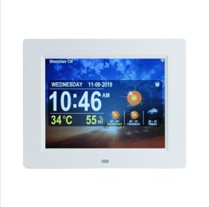 China 5 Alarm Digital Calendar Clock 800x600 Video In Folder factory