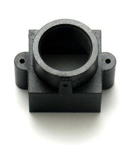 China Black S Mount Camera Lens Holder For M12 Mount Lens CCD CMOs Sensor factory