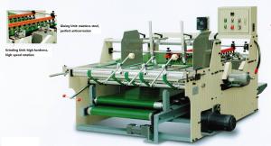 China Semi-auto Pressure Folder Gluer, Non-standard Carton Box Folding + Gluing factory