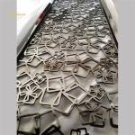 Mirror Pvd Color Stainless Steel Room Divider Mill Edge Arbitrary Length