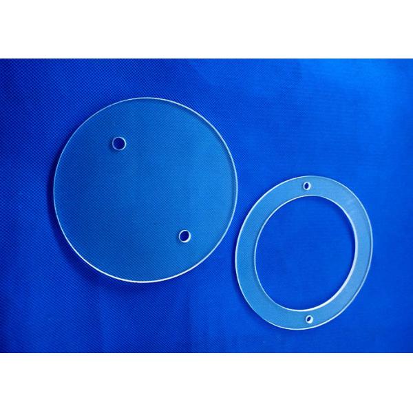Optical Clear Quartz Glass Plate with SIO2>99.99% Purity 1150℃ Working