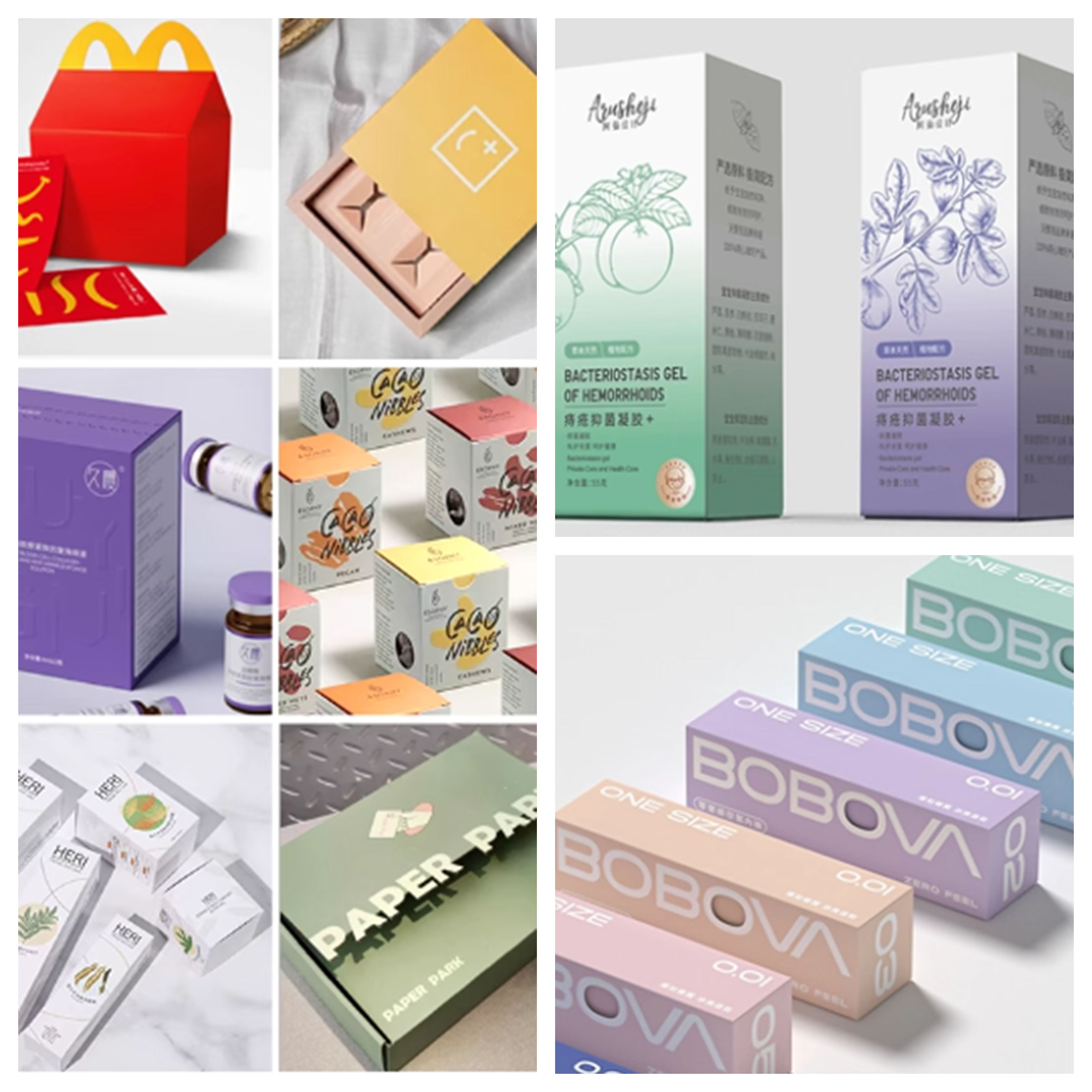 210gsm 230gsm Solid Bleached Sulfate C1S Paper For Folding Box  70 x 100cm 