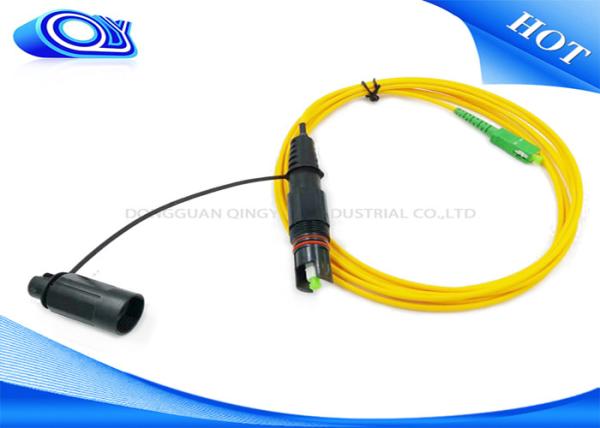 Singlemode 3.0mm 2 Meter / waterproof fiber optic cable SC / APC / fiber optic