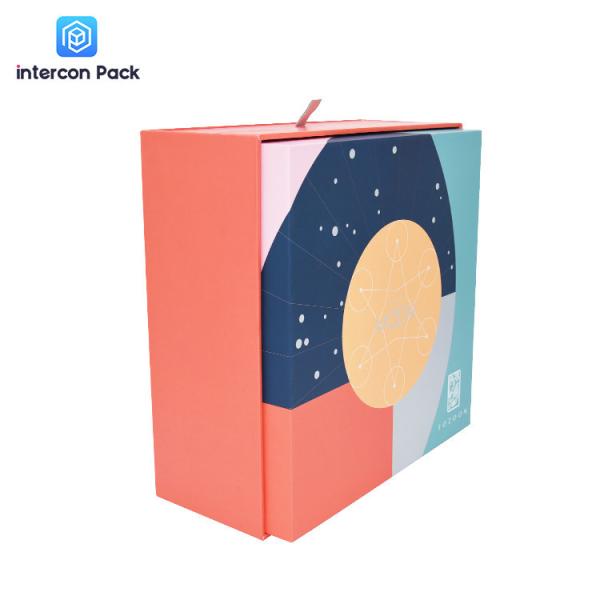 China TUV Cardboard Magnetic Closure Gift Drawer Box Environmental Friendly factory
