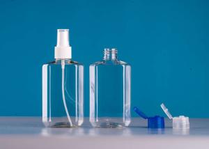 China BPA Free 140ml PET Clear Plastic Bottles Refillable With Flip Cap factory