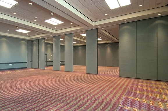 Commercial Folding Partition Doors / Melamine Board Movable Wall Partitions