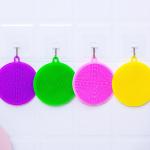 Kitchen Multifunction Dish Cleaning Pad Sponge Silicone Brush For Washing Dishes