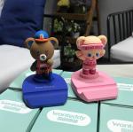 Customized Multi-Functional 3D Cartoon PVC Mobile Phone Holder, Lazy Man Phone