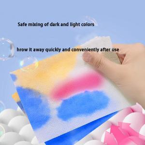 China Anti Color Cross Washing Machine Sheets Mixed Color Absorber Sheets Paper Color Master factory