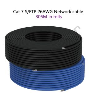 Cat 7 SFTP Shielded 10Gbps Ethernet RJ45 Network Patch Cable SFTP Cat7 Rj45 Plug