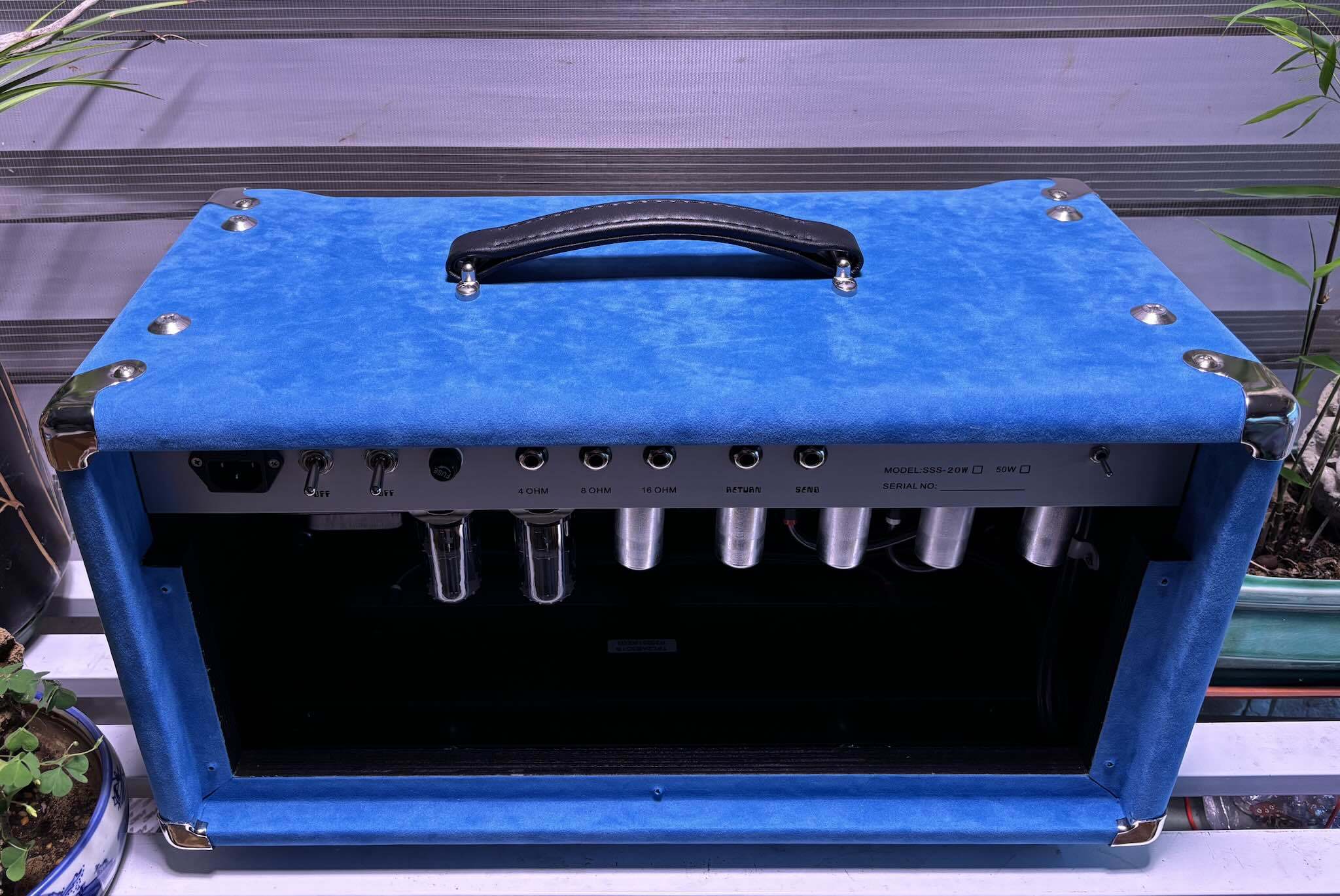 Custom Dumble CLONE Steel String Singer Head 20W 50W 100W with Suede Color, Grand Amplifier SSS Model