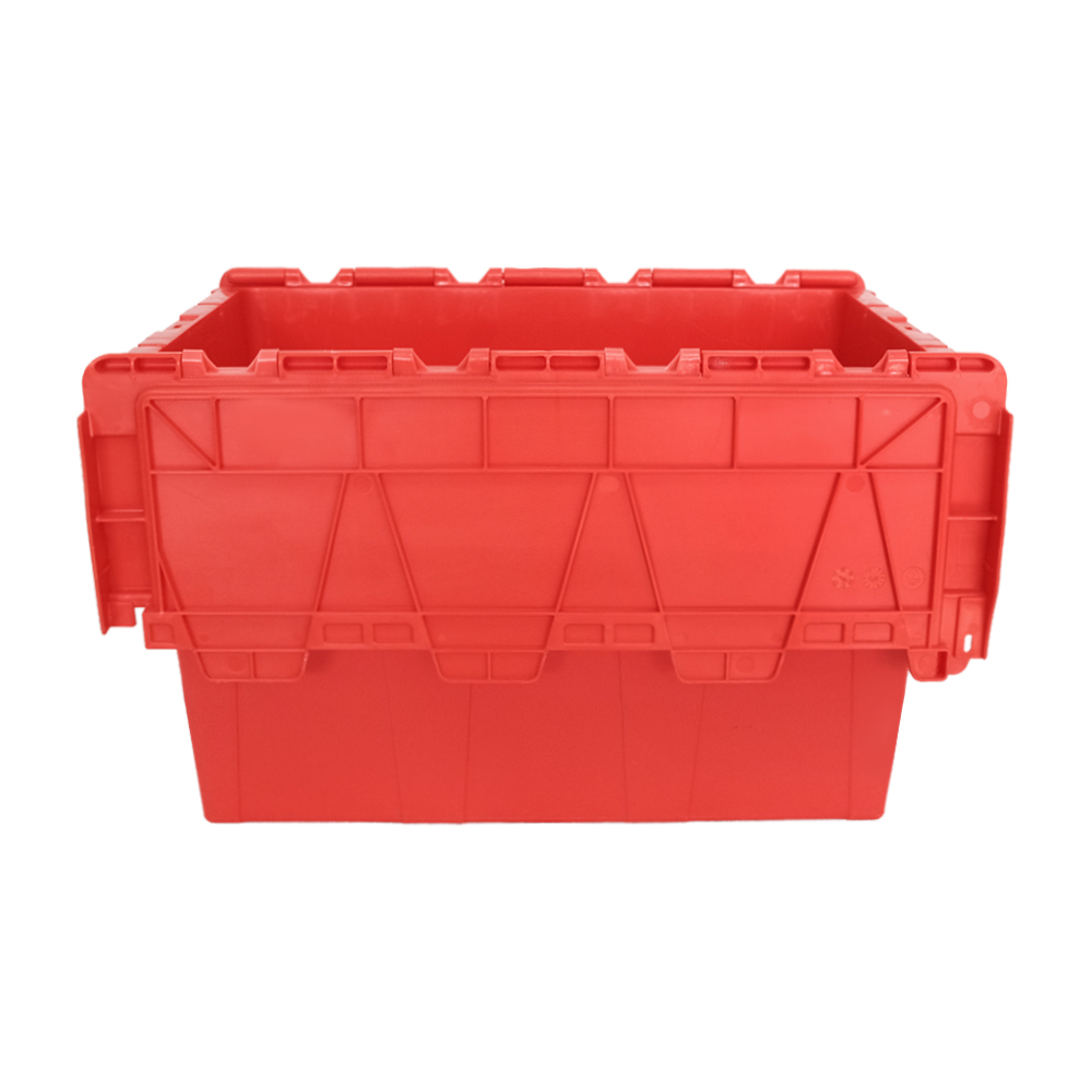Solid Box Style Plastic Container with Lid Customized Color and Food Grade Material