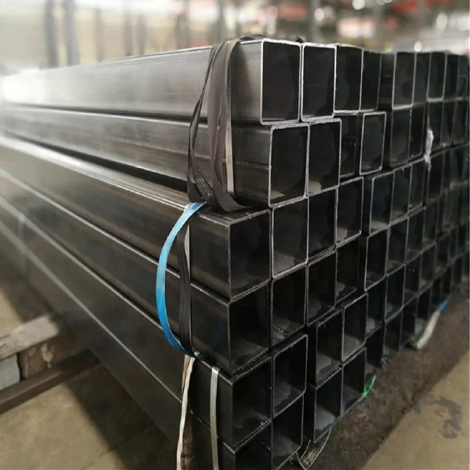 Black Round Pipe Squaresquare Ms Iron Tubes Round Carbon Steel ERW Pipe Round Steel Pipe