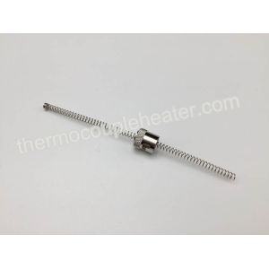 Spring Loaded Temperature Sensor Parts Single / Double Slot Bayonet Cap For
