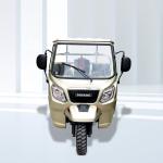 500kg Curb Weight Moto Bajaj Motor Tricycle with Spacious Cargo Box Size 2.4*1