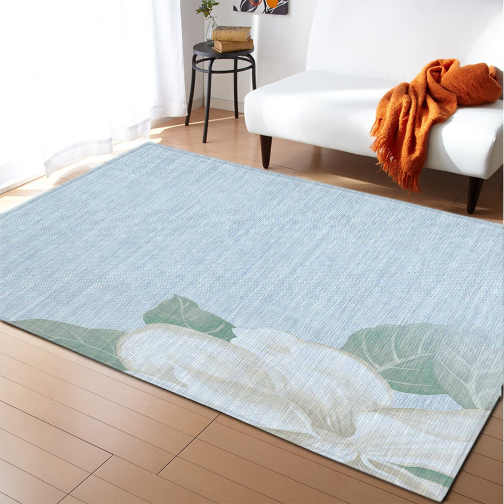 Flower Texture New Cartoon Large Carpet Source Wholesale Feather ins Style Bedroom Floor Mats