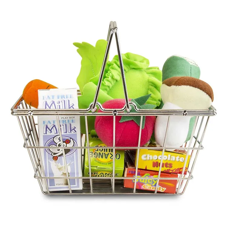 Factory custom size color stainless steel shopping basket