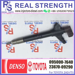 Diesel Common Rail Injector 095000-7640 for TOYOTA 2AD-FTV 23670-0R170 23670