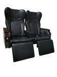Foot Rest Reclining Bus Seats , Express Bus Seats Side Handrail Bautiful Anti