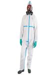 Anti Viral Disposable Coverall Suit With Acid And Alkali Corrosion Resistance