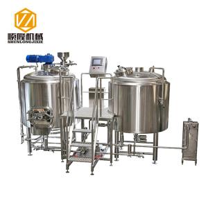 China PLC Control Large Brewing Equipment 2000L Stainless Steel Brewhouse / Fermenters factory