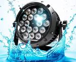 Outdoor Stage Lighting Solutions 18pcs Waterproof LED Par Cans with DIALux evo