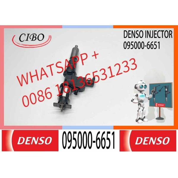 New Diesel Fuel Common Rail Injectors 095000-6651 8-98030550-0 8-98030550-1 GIGA 6WF1 Heavy Duty Injector