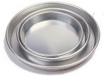 Round Bread Baking Equipment Aluminium Bakeware Pizza Pan Anode / Super Hard